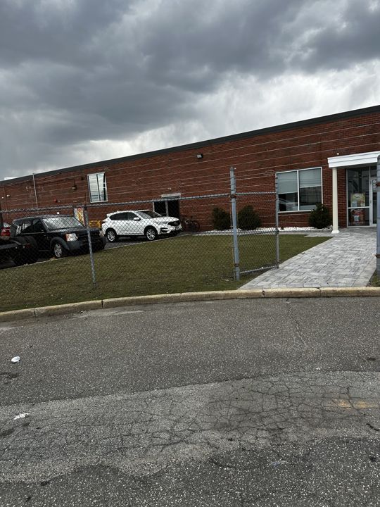 The front of the building after the work.