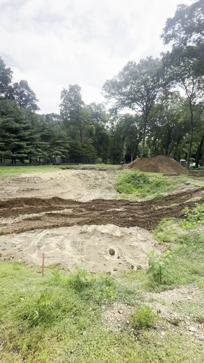 The lot before excavation (July 2026).