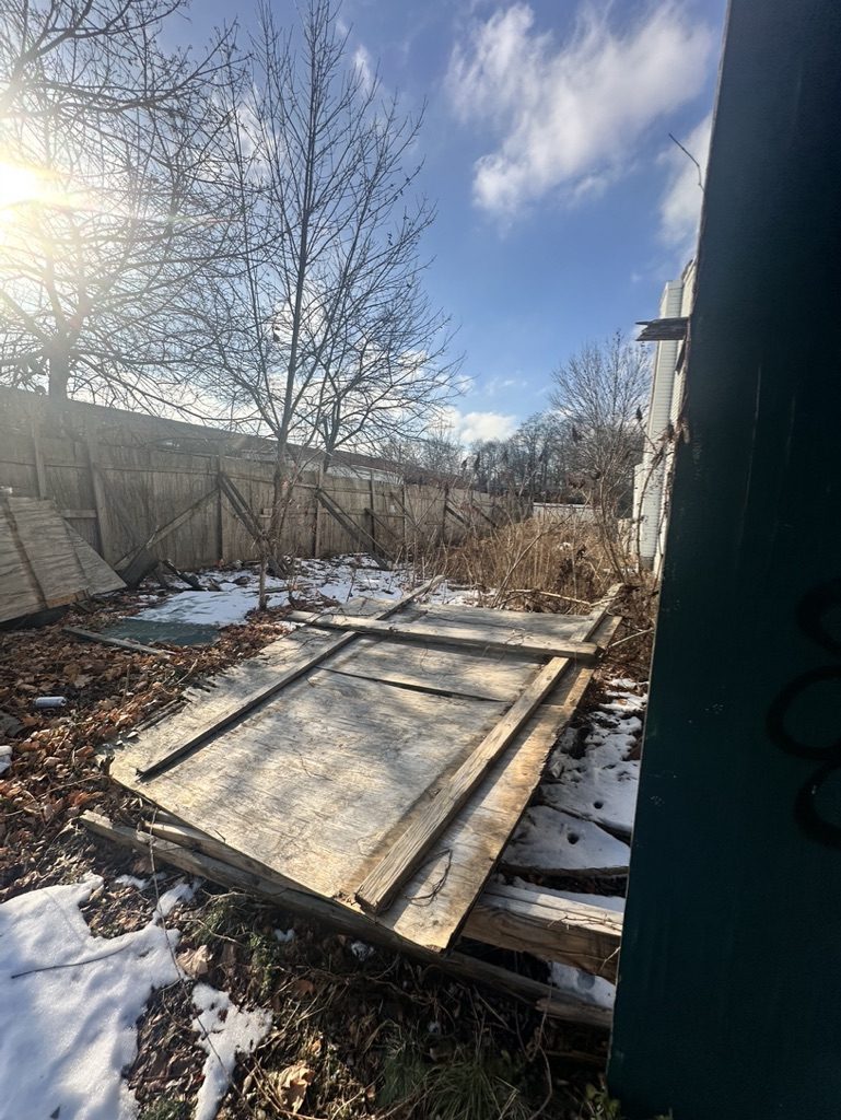 Cleared multifamily development lot in the Bronx